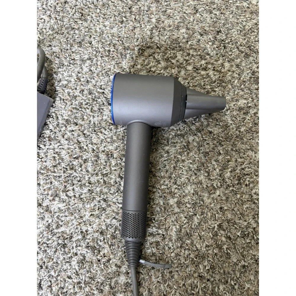 Dyson Supersonic Hair Dryer HD01 Gray Blue Tested Works